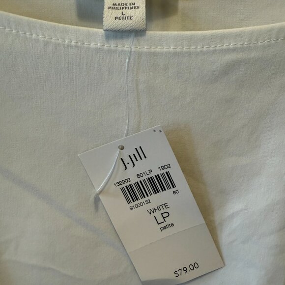 NWT J. Jill Lightweight Blouse with Detailed Trim - Picture 2 of 3
